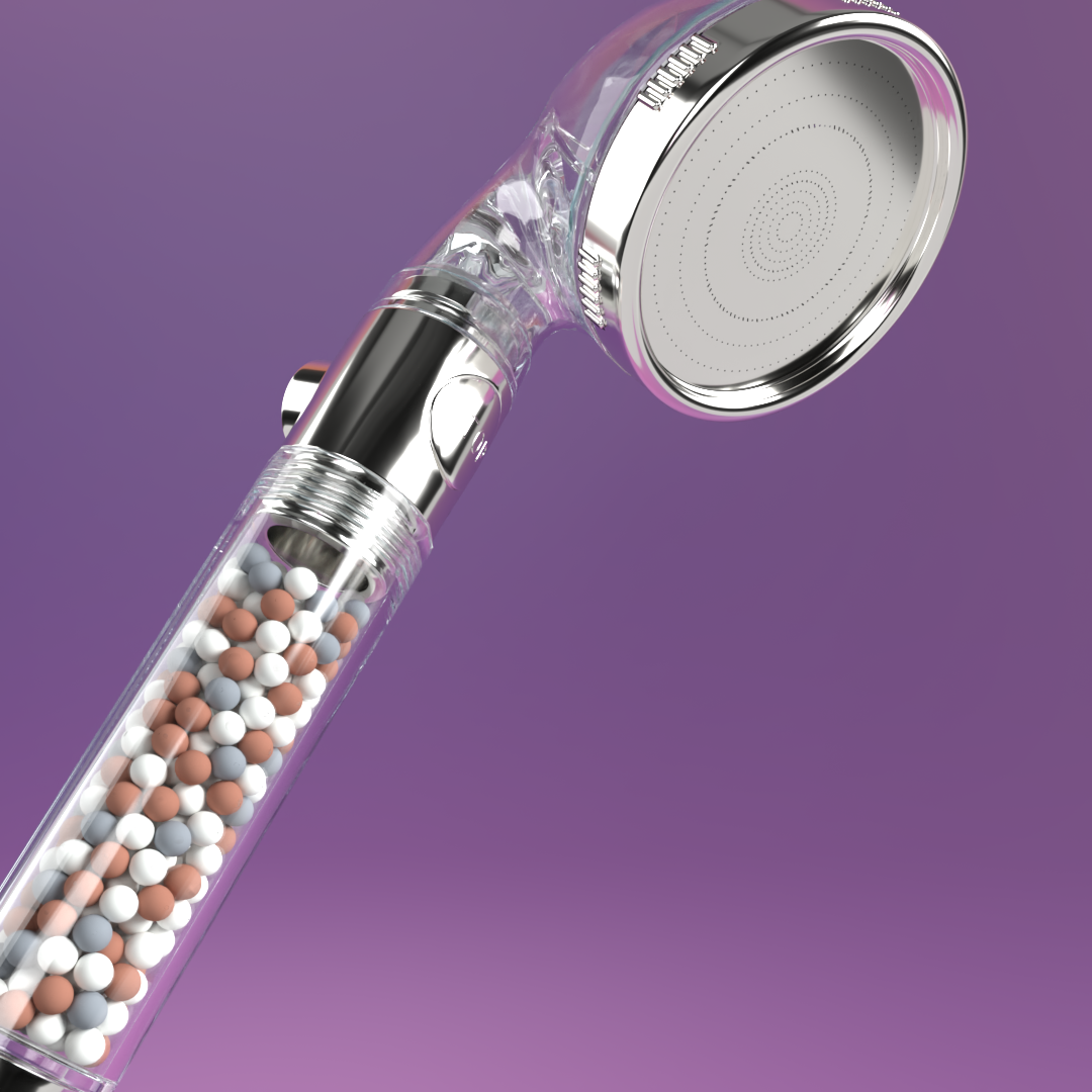 Pink light therapy eye mask and eye cream jar.